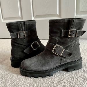 NIB JIMMY CHOO Youth II buckled suede ankle boots - 7/37